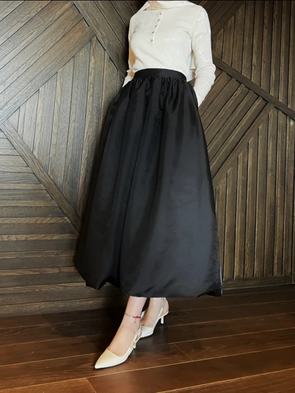 Damalys Collection Balloon Skirt Black